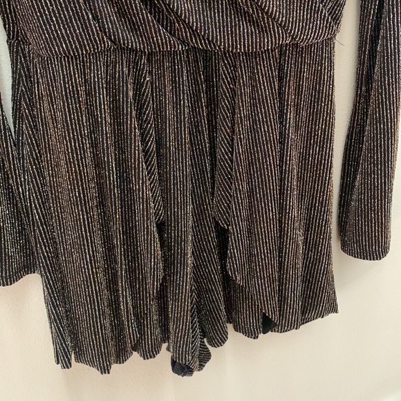 TOPSHOP Sparkle Romper - size 10 - Picture 4 of 5